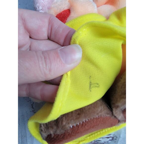 Vintage Disney Disneyland Snow White & The Seven Dwarves 7" Plush Dwarf Dopey - Picture 7 of 8